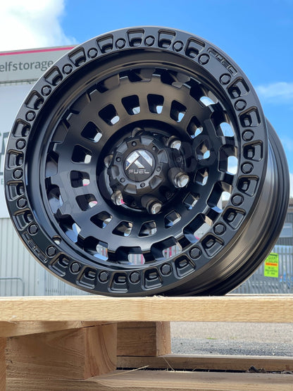18" Ford Ranger Fuel Zephyr Matt Black Alloy Wheels