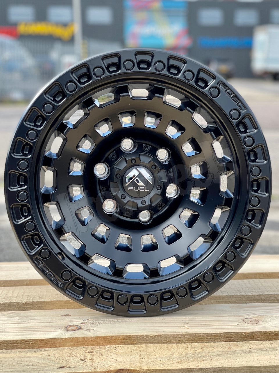 18" Ford Ranger Fuel Zephyr Matt Black Alloy Wheels