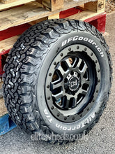 Load image into Gallery viewer, 17&quot; Mercedes Sprinter Volkswagen Crafter Black Rhino Barstow Alloy Wheels and BFG Tyres
