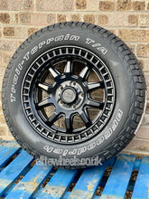 Load image into Gallery viewer, 17&quot; Volkswagen Transporter T5 T6 Black Rhino Calico Alloy Wheels And BFG Tyres
