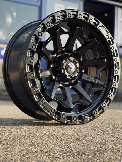 17" Ford Ranger Fuel Covert Matt Black Alloy Wheel
