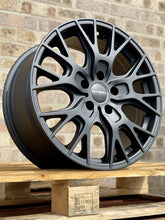 Load image into Gallery viewer, 18&quot; Volkswagen Transporter T5 T6 Calibre Crusade Satin Black Alloy Wheels
