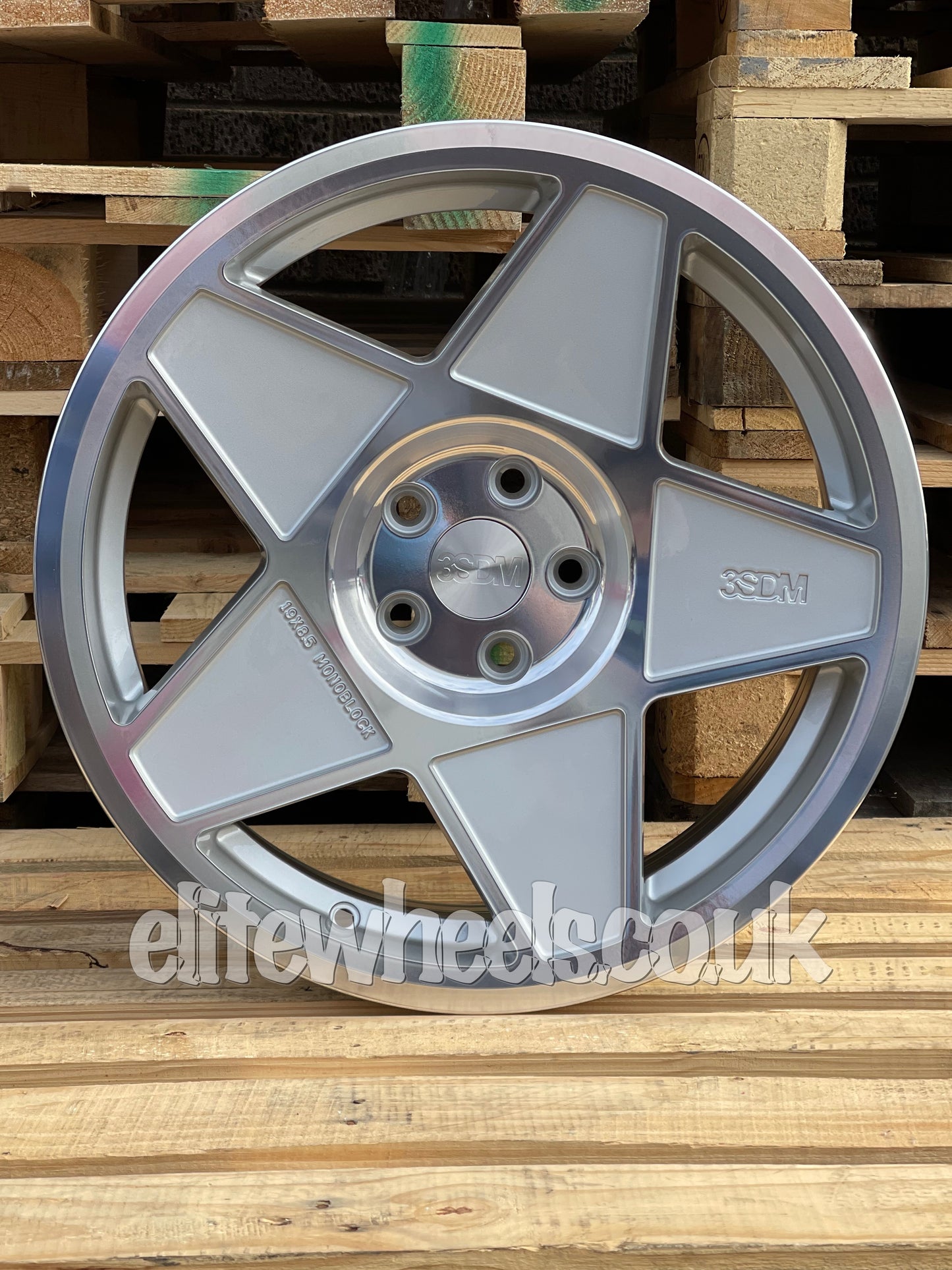 19" Volkswagen Golf Audi A3 3SDM Alloy Wheels - 0.05 Silver Cut