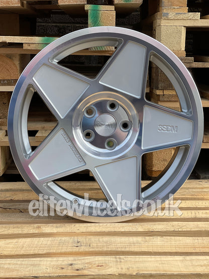 19" Volkswagen Golf Audi A3 3SDM Alloy Wheels - 0.05 Silver Cut
