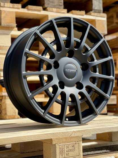 18" Ford Transit Custom 2024 Calibre T Sport Matt Black Alloy Wheels