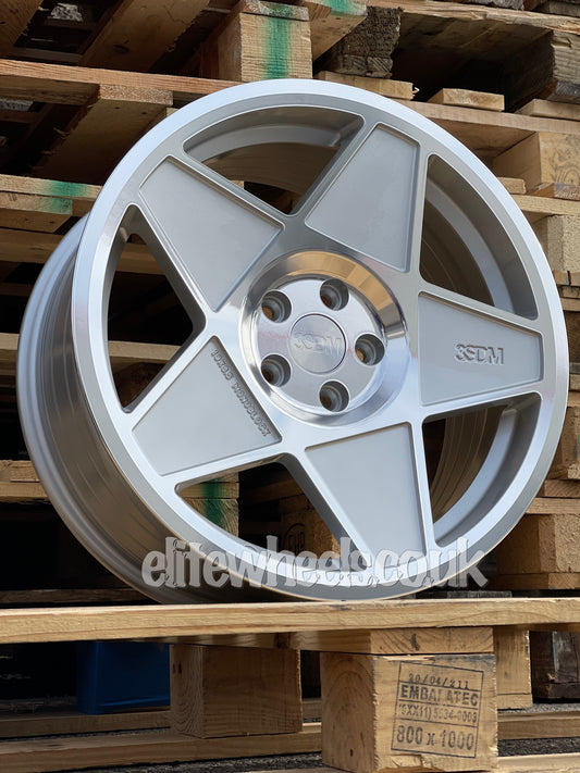 19" Volkswagen Golf Audi A3 3SDM Alloy Wheels - 0.05 Silver Cut