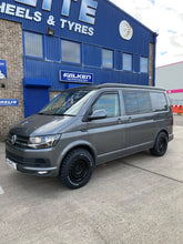 Load image into Gallery viewer, 17&quot; Volkswagen Transporter Fuel Zephyr Matt Black Alloy Wheels
