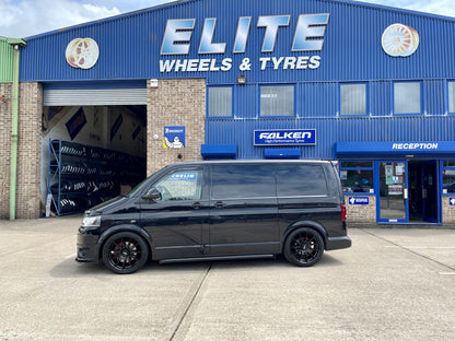 20" Volkswagen Transporter T5 T6 Rotiform DTM Matt Black