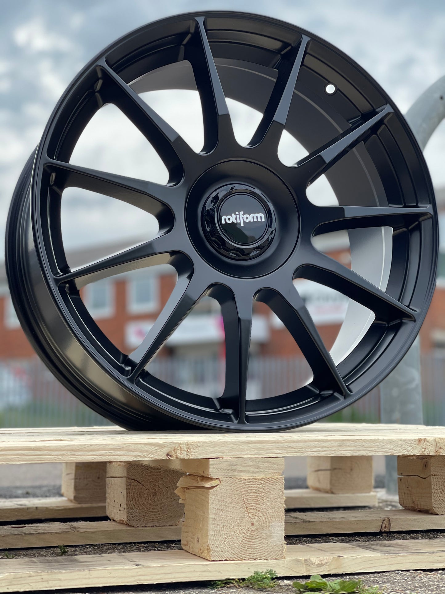19" Volkswagen Transporter T5 T6 Rotiform DTM Matt Black Alloy Wheels