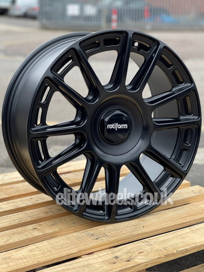 19" Volkswagen Caddy Rotiform OZR Matt Black