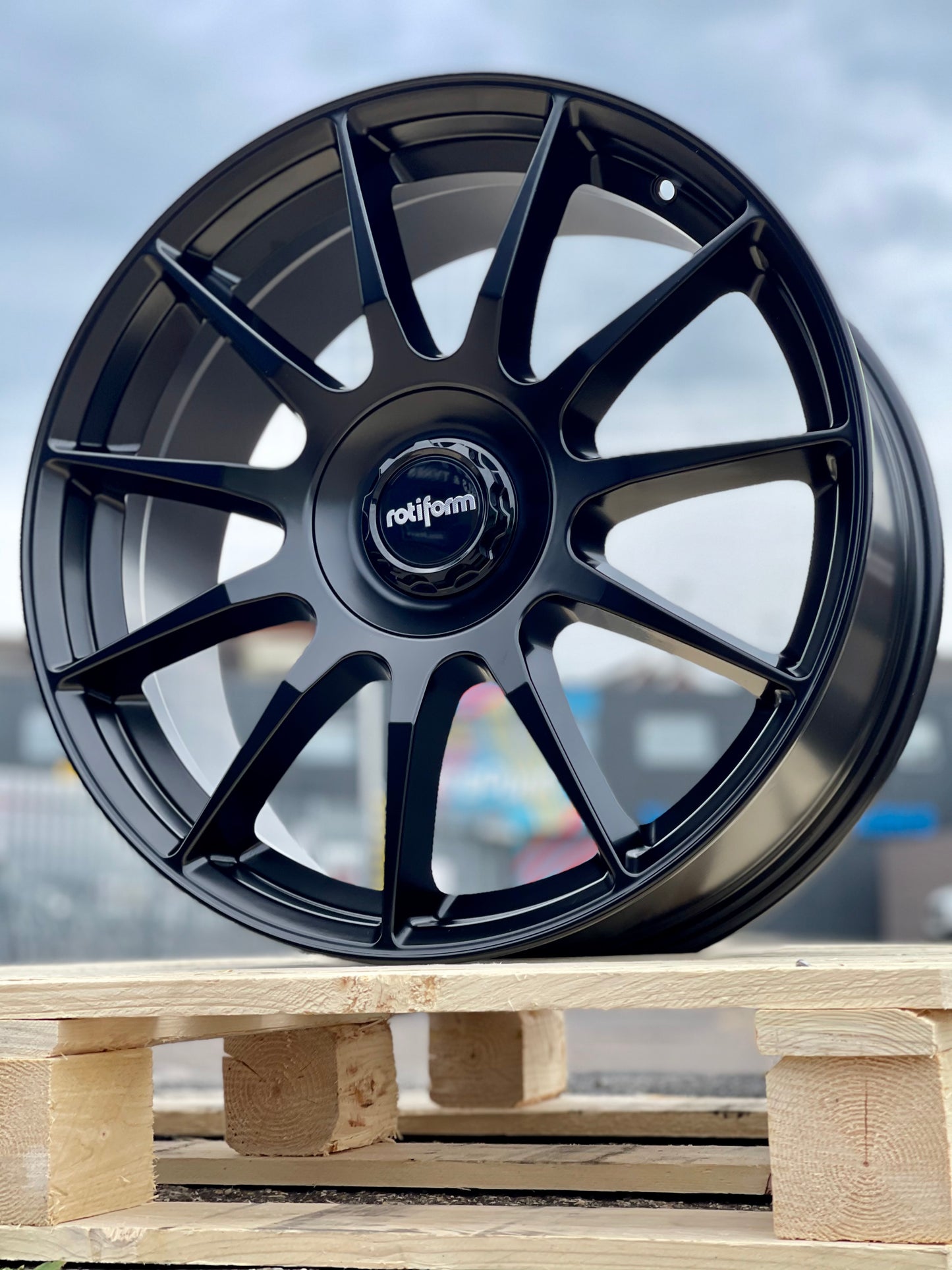 19" Volkswagen Transporter T5 T6 Rotiform DTM Matt Black Alloy Wheels