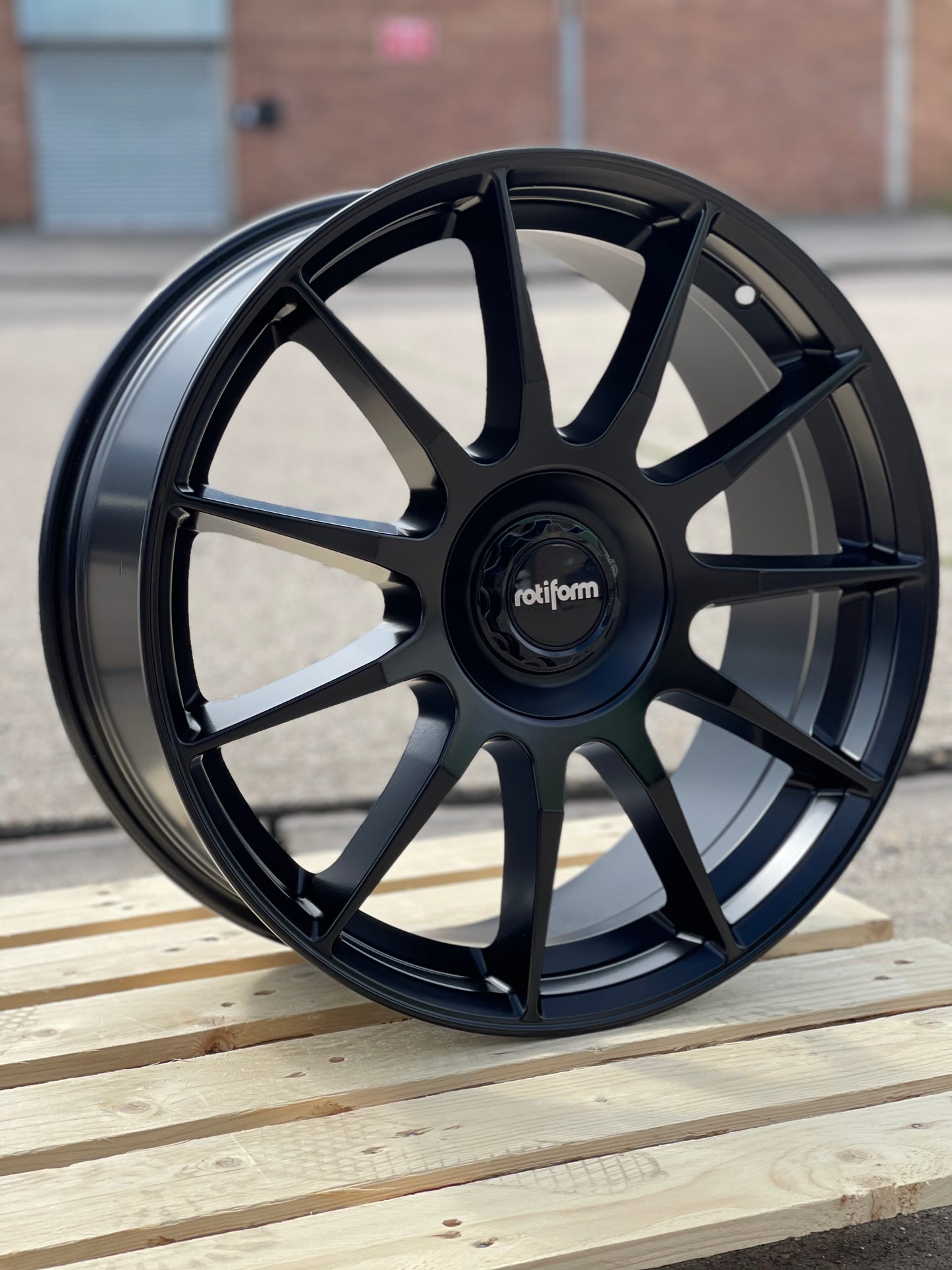 19" Volkswagen Transporter T5 T6 Rotiform DTM Matt Black Alloy Wheels
