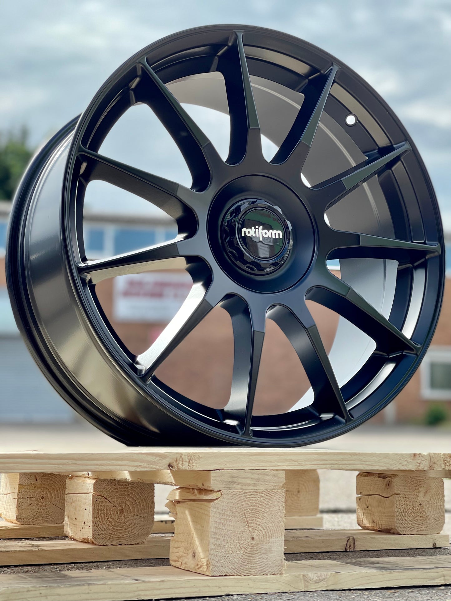 19" Volkswagen Transporter T5 T6 Rotiform DTM Matt Black Alloy Wheels