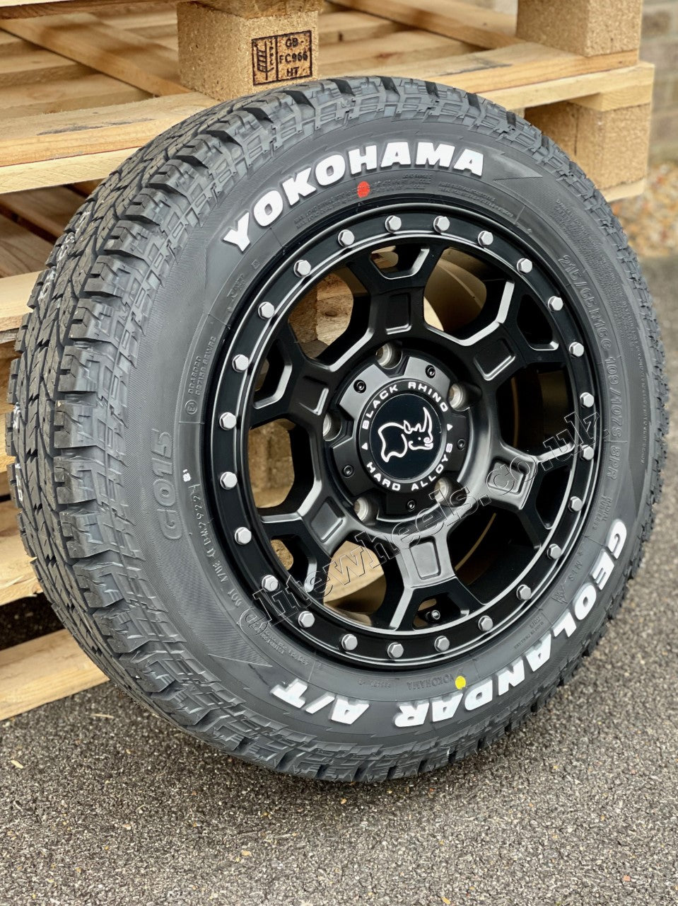 16" Ford Transit Custom Black Rhino Midhill Matt Black Alloy Wheels and Tyres