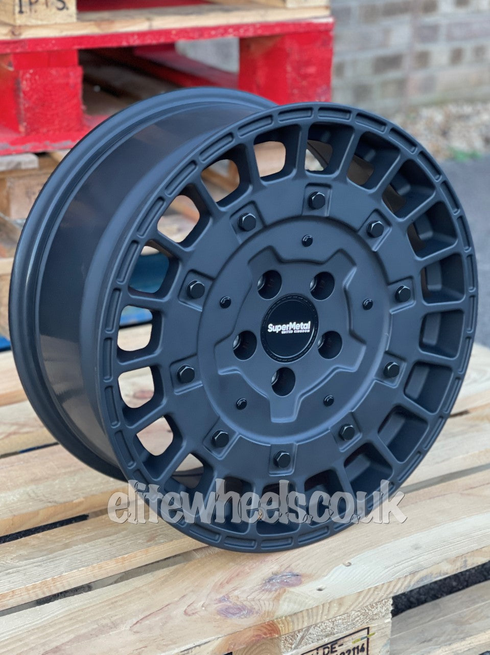 18" Volkswagen Transporter T5 T6 Supermetal Rig Matt Black Alloy Wheel