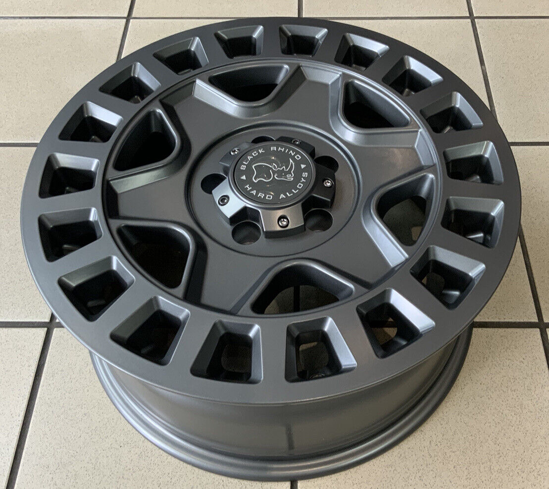 18" JEEP WRANGER  BLACK RHINO  ALLOY WHEELS