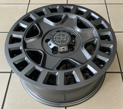 18" JEEP WRANGER  BLACK RHINO  ALLOY WHEELS