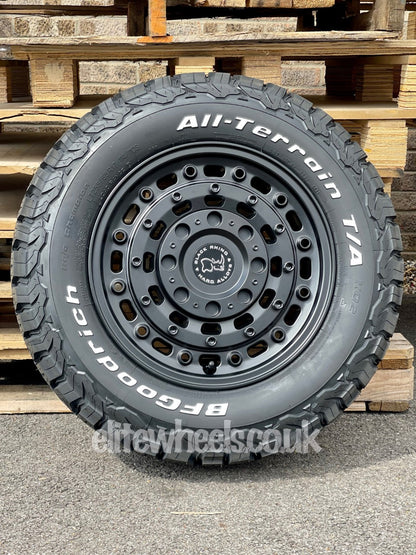 17" Mercedes Sprinter Volkswagen Crafter Black Rhino Arsenal Alloy Wheels and Tyres