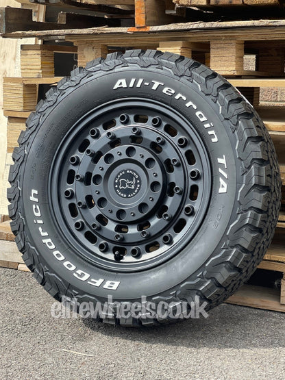 17" Mercedes Sprinter Volkswagen Crafter Black Rhino Arsenal Alloy Wheels and Tyres