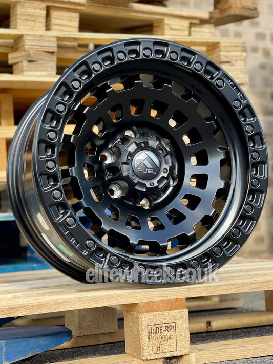 17" Ford Ranger Fuel Zephyr Matt Black Alloy Wheels