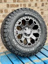 Load image into Gallery viewer, 17&quot; Volkswagen Black Rhino Warlord Gunmetal Alloy Wheels and BFG KO2 Tyres
