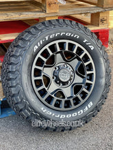 Load image into Gallery viewer, 17&quot; Mercedes Sprinter Volkswagen Crafter Black Rhino York Alloy Wheels and BFG Tyres
