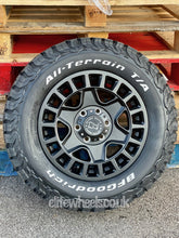 Load image into Gallery viewer, 17&quot; Mercedes Sprinter Volkswagen Crafter Black Rhino York Alloy Wheels and BFG Tyres
