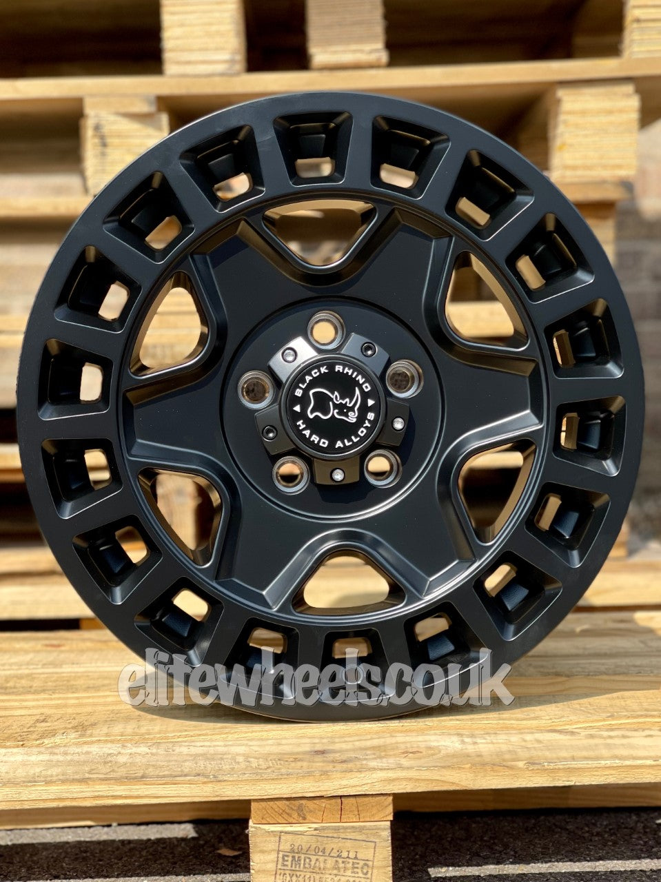 17" Volkswagen Crafter MAN TGE Black Rhino York Matt Black
